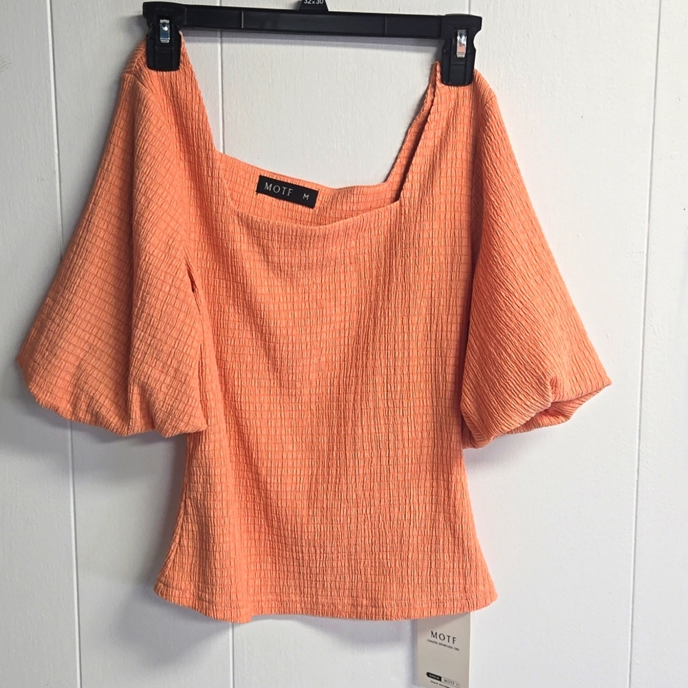 SHEIN Bishop Sleeve Top